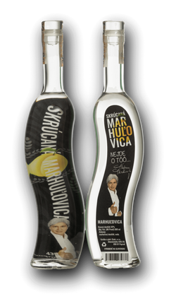 Skrúcaná Marhuľovica 43% 0,5L