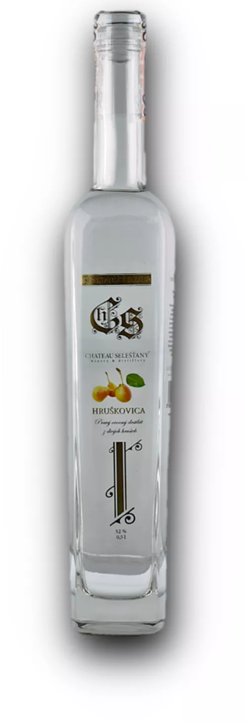 Chateau Selešťany Hruškovica - Hruška Divá 52% 0,5L
