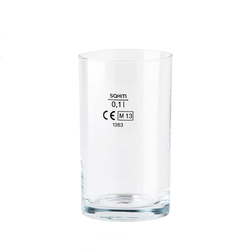 Uniglass Skleněná odměrka s cejchem 0,1l CE