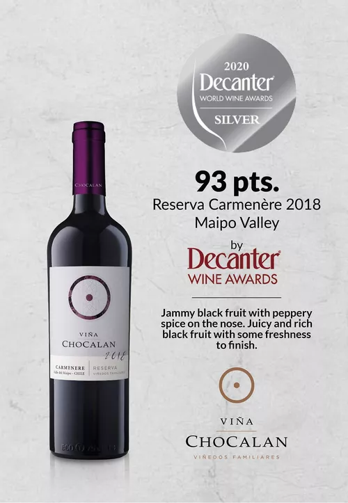 Chocalán Carmenére Reserva 2022, 750ml