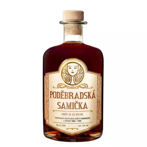 Poděbradská Samička 0,5l 35%