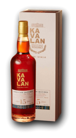 Kavalan 15YO Four Cask Matured 43% 0,7L