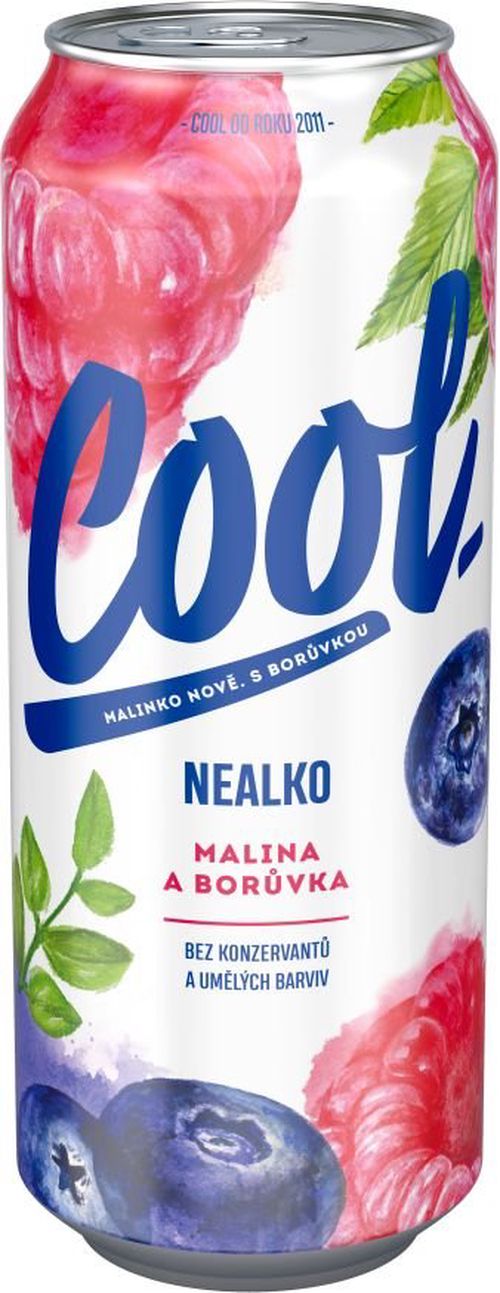 Staropramen Cool Malina a Borůvka Nealko 4×0,5l Plech