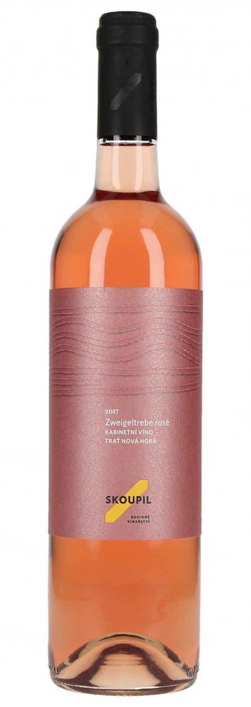 Skoupil Zweigeltrebe Rosé Kabinetní 2018 0,75l 11% Etiketa