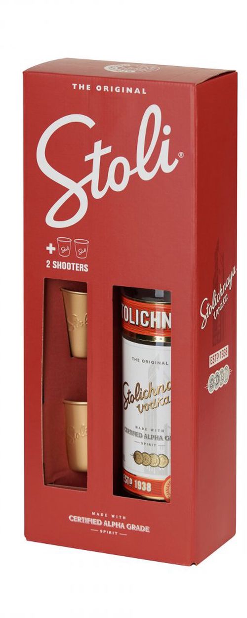 Stolichnaya 0,7l 40% + 2x sklo