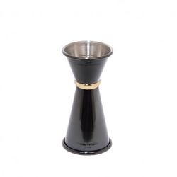 Matný černý Jigger Cocktail Kingdom 20 ml - 40 ml nerezový