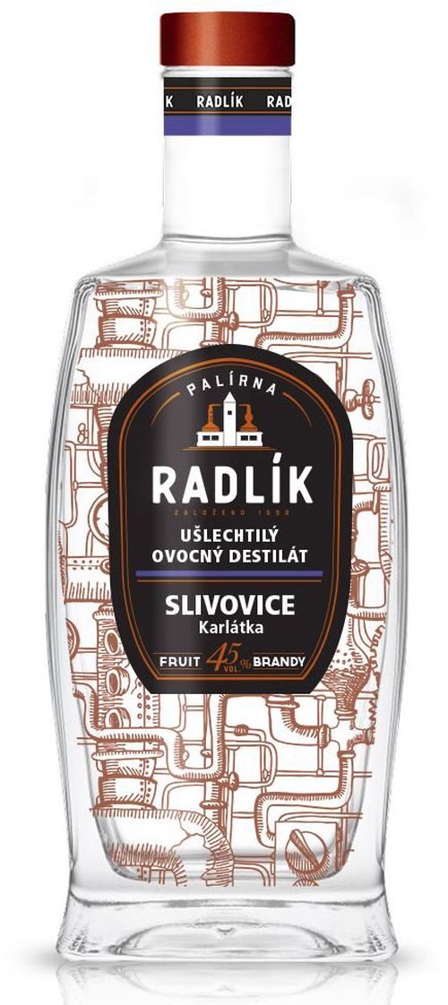 Radlík Slivovice Karlátka 0,5l 45%