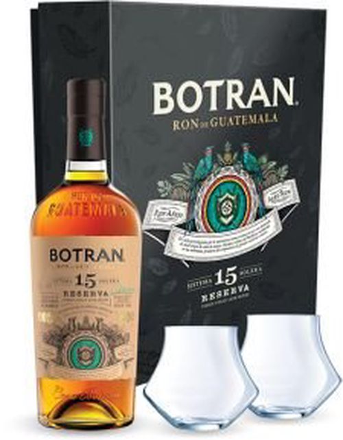 Ron Botran Reserva 15y 0,7l 40% + 2x sklo GB