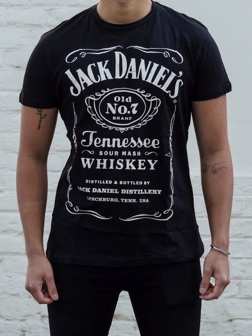 Jack Daniel's Triko s Etiketou Pánské L