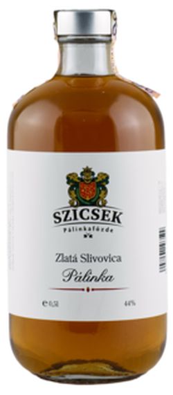 Szicsek Zlatá Slivovica 44% 0,5L