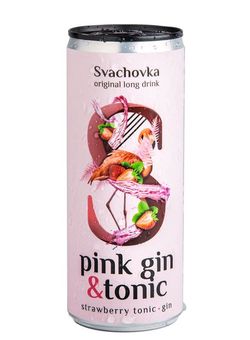 Svachovka Pink Gin & Tonic 0,25l 7,2%