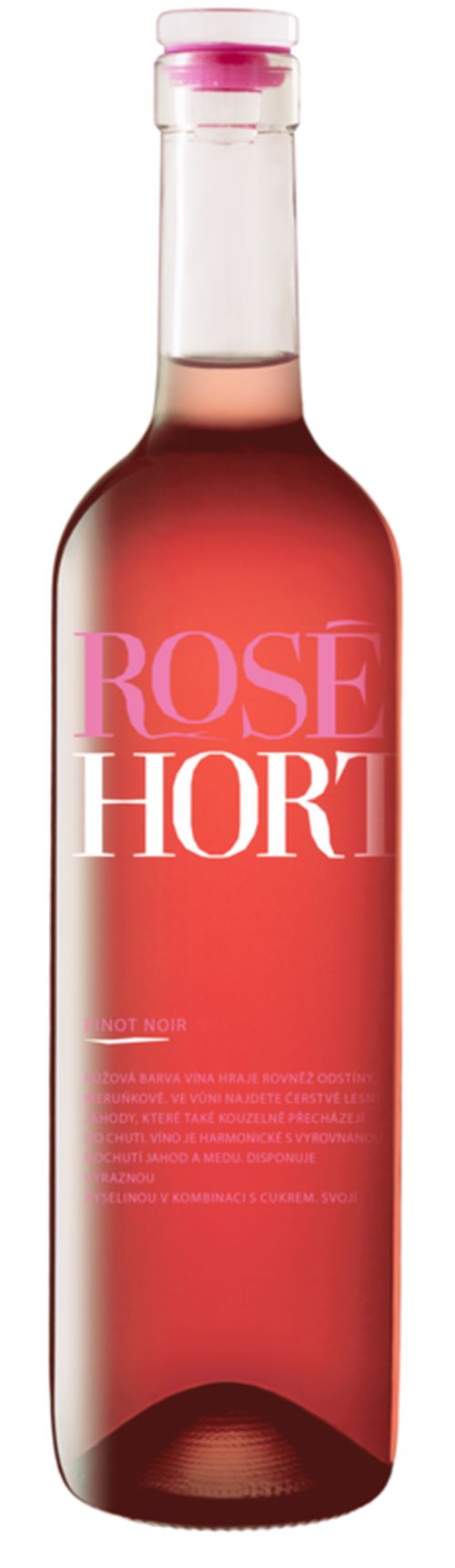 Hort Pinot Noir Rosé Jakostní známkové víno 2019 0,75l 13%