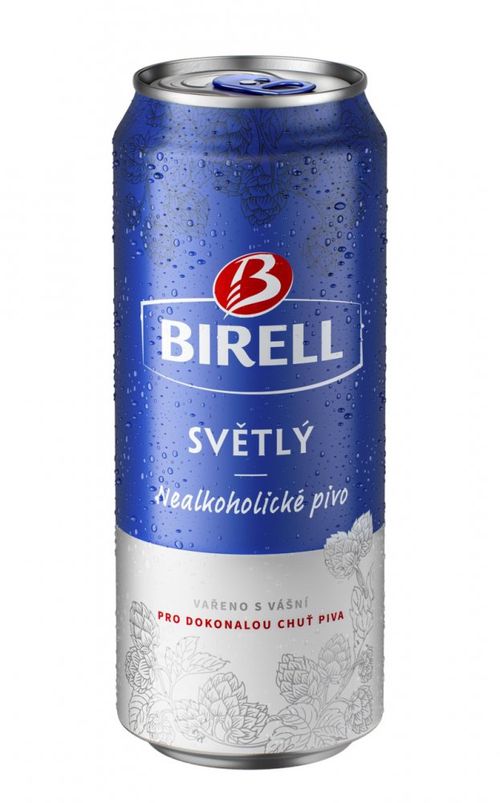 Birell světlý 4×0,5l Plech