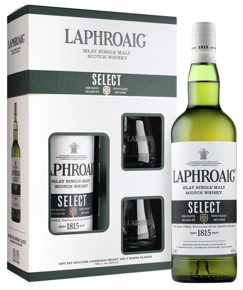 Laphroaig Select 0,7l 40% + 2x sklo GB