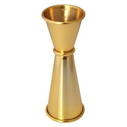 Japonský jigger ve zlatém provedení 1oz – 2oz (3cl - 6cl)