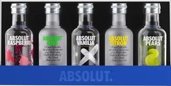 Absolut Mini Set 40% 5x0,05l