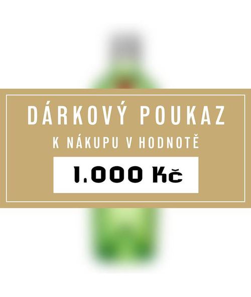 Dárkový poukaz 1000 Kč