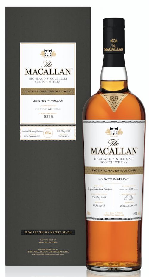 Macallan Exceptional Single Cask 2005 0,7l 65,5% / Rok lahvování 2018