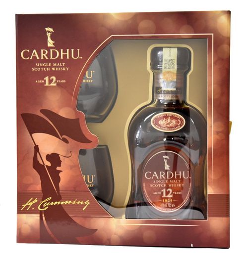 Cardhu 12y 0,7l 40% + 2x sklo GB