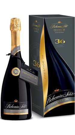Bohemia Sekt Prestige 36 ročníkový Jakostní šumivé víno bílé 2013 0,75l 12,5% GB