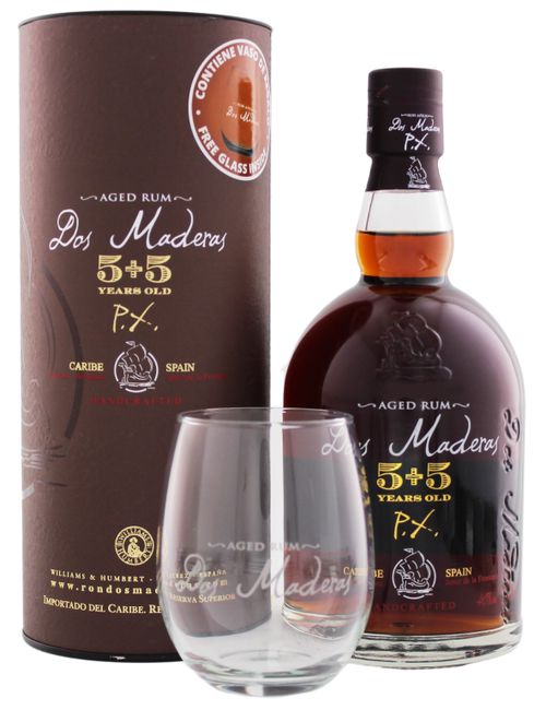 Dos Maderas Ron Superior Reserve PX 10y 0,7l 40% + 1x sklo GB