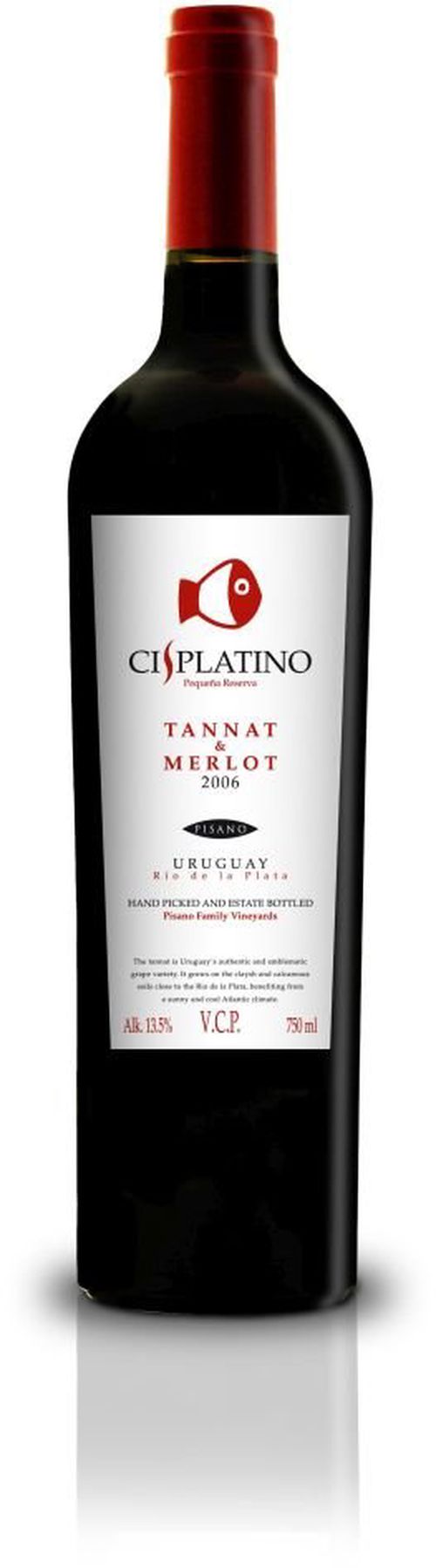 Pisano Cisplatino Pequeña Reserva Tannat & Merlot 2015 0,75l 13%