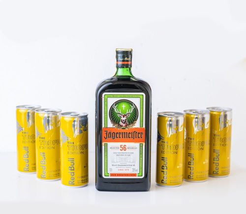 Jägermeister 1l + 6x Red Bull Tropical