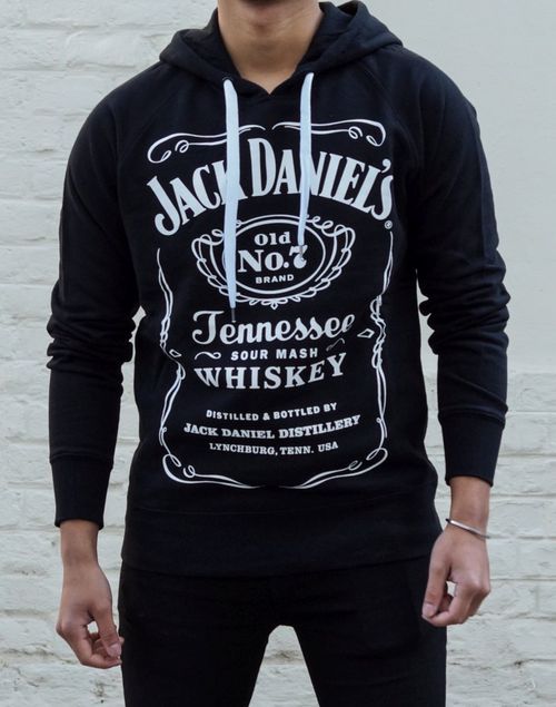 Jack Daniel's Mikina s Etiketou Pánská XL