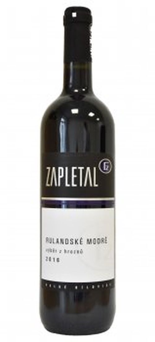 Zapletal Rulandské Modré Výběr z hroznů 2018 0,75l 13,5%