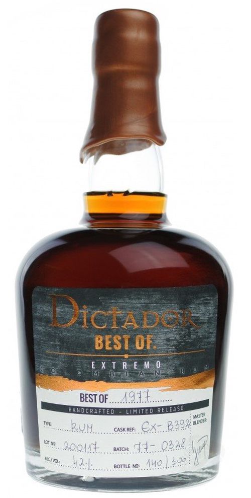 Dictador The Best of 40y 1977 0,7l 41% L.E. / Rok lahvování 2017