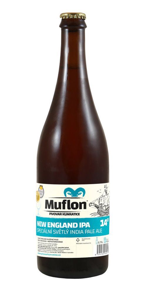 Muflon New England IPA 14° 0,75l 6,5%