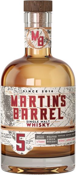 Martin's Barrel 5y 0,7l 43,3% L.E. / Rok lahvování 2022