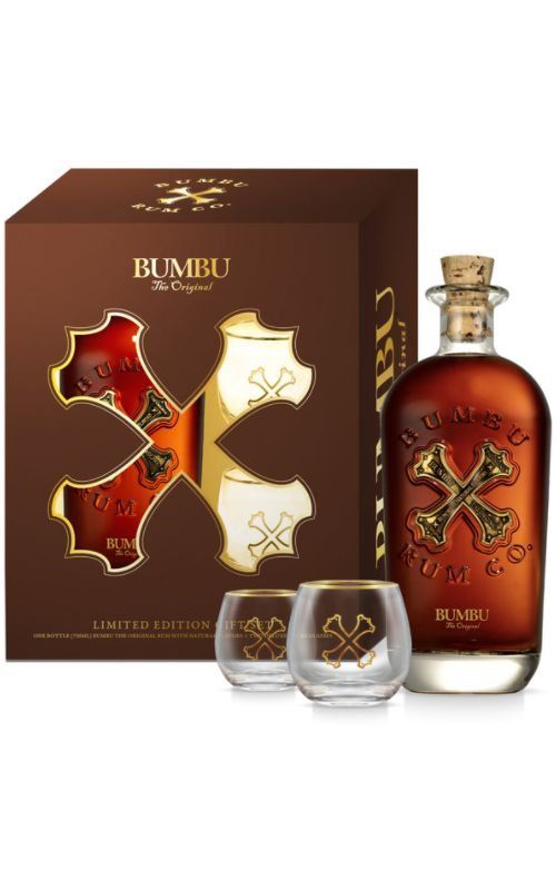 Bumbu Rum 15y 0,7l 40% + 2x sklo GB