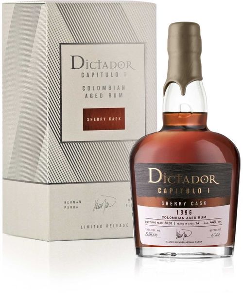 Dictador Capitulo Uno Sherry Cask 1996 0,7l 44% / Rok lahvování 2020