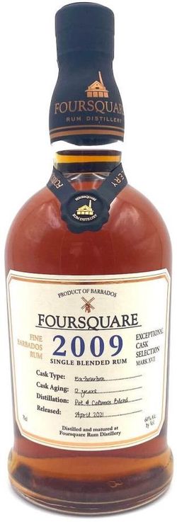 Foursquare Cask Strength Vintage 0,7l 60% / Rok lahvování 2009