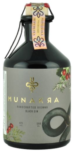 Munakra Black Gin 42% 0,5L