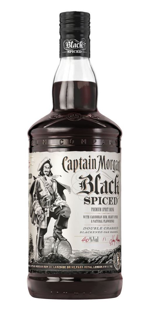 Captain Morgan Black Spiced 1l 40%