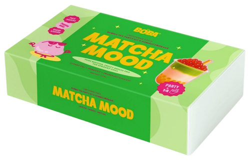 Boba Matcha Mood Set Bubble Tea dárková sada