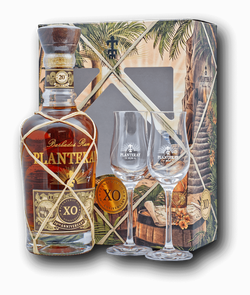Planteray XO 20th Anniversary 40% 0.7L(dárkové balení s 2 skleničkami)