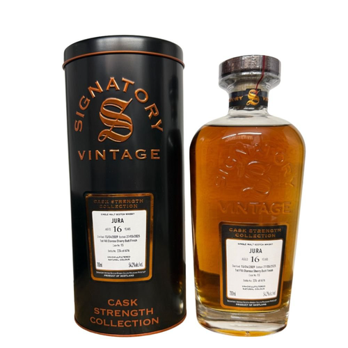 Signatory Vintage Jura 16y 2009 0,7l 54,2% / Rok lahvování 2025