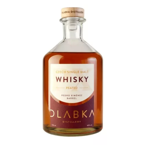 Dlabka Whisky Peated PX 0,7l 45%