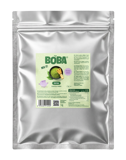 PURE Matcha prášek do Bubble Tea 1kg