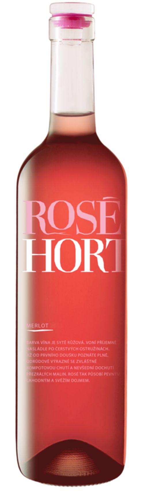 Hort Merlot Rosé Pozdní sběr 2019 0,75l 13%
