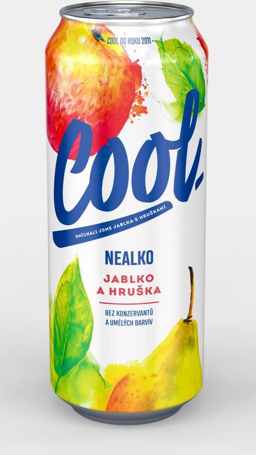 Staropramen Cool Jablko a Hruška Nealko 4×0,5l Plech