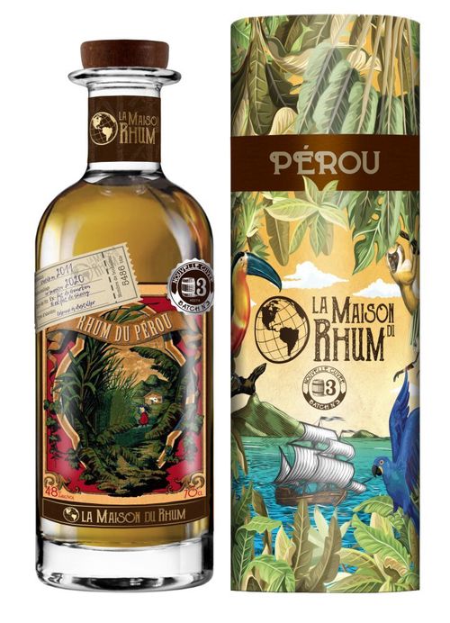 La Maison Du Rhum Peru No.3 9y 2011 0,7l 48% / Rok lahvování 2020