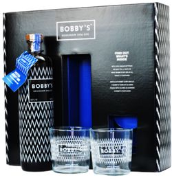 Bobby's Schiedam + 2 Sklenice 42% 0.7L