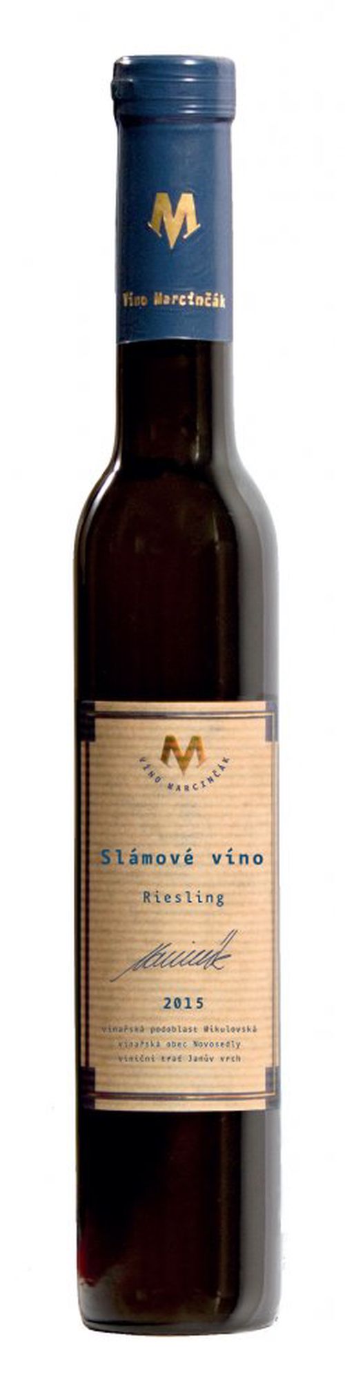 Marcinčák Slámové víno Riesling Bio 2015 0,2l 8,5%
