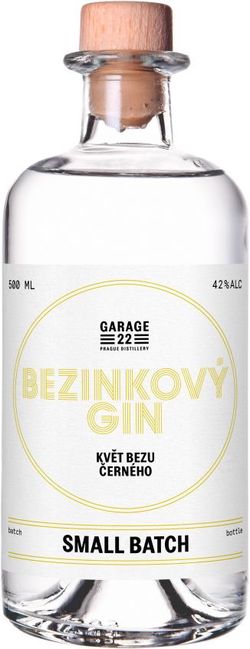 Garage22 Bezinkový Gin 0,5l 42% L.E.