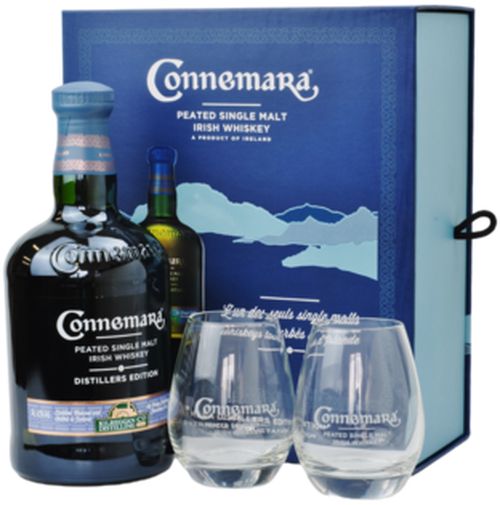 Connemara Distillers Edition + 2 sklenice 43% 0,7L