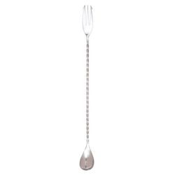Barová lžička Cocktail Kingdom s vidličkou 50 cm